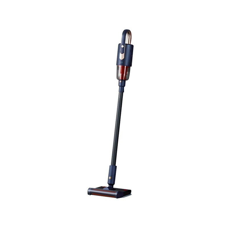 جارو شارژی عصایی درما مدل VC811 با باتری 2200 میلی‌آمپر ساعت، توان مکش 5.5 کیلو پاسکال، موتور براشلس دو حالت، مخزن 600 میلی‌لیتر و فیلتر دوگانه HEPA مناسب تمیزکردن کف، مبل و خودرو