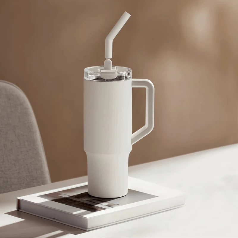 تراول ماگ شیائومی مدل Straw گنجایش 1 لیتر